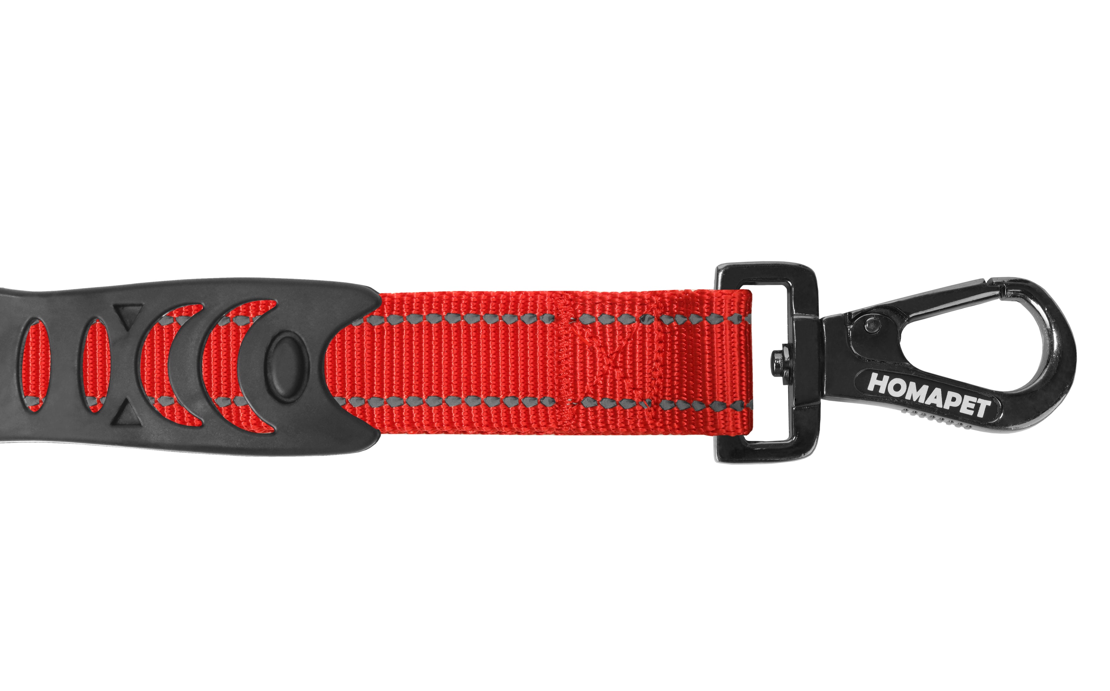 Red Polyester Full Bungee Dog Leash