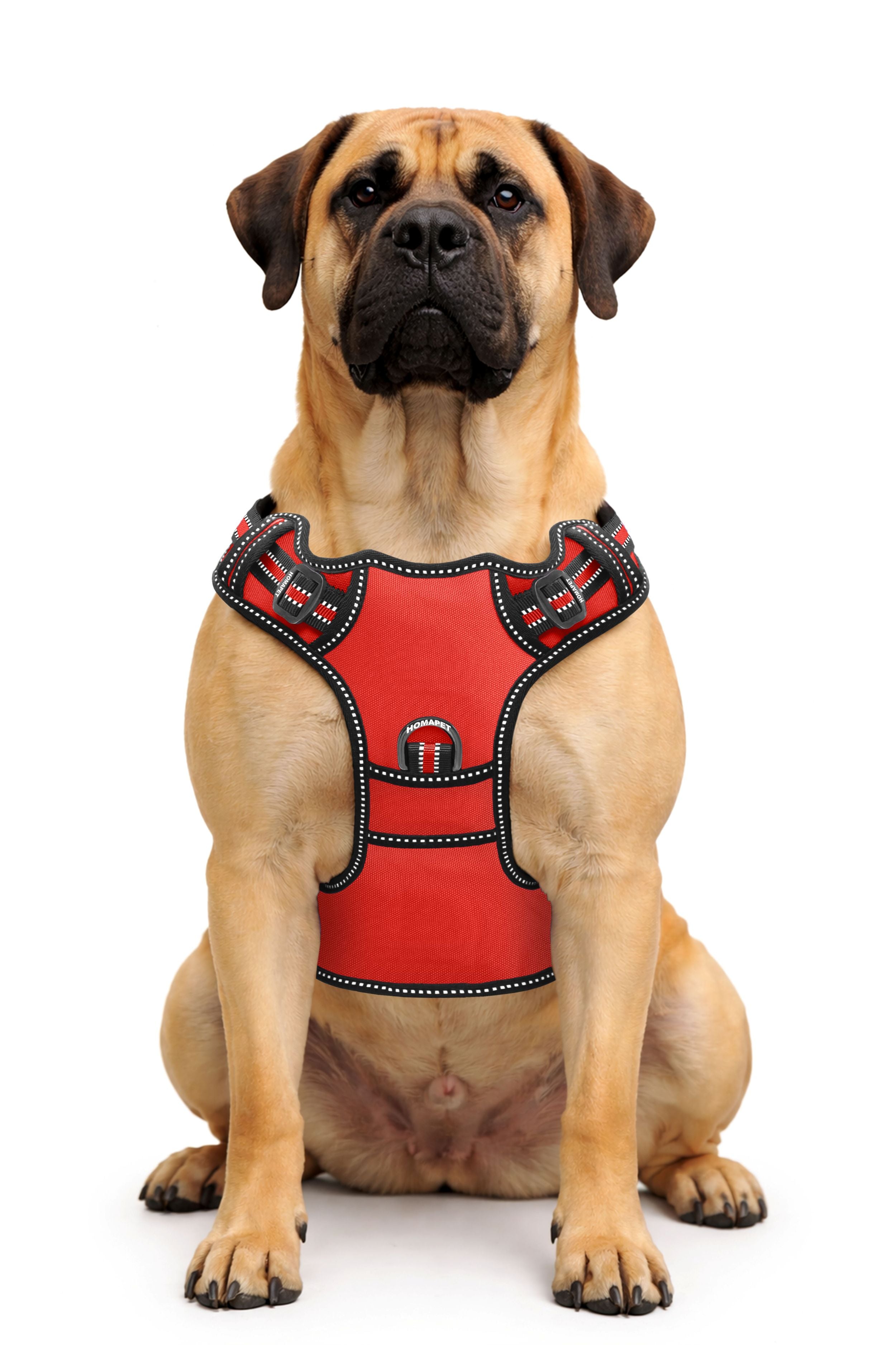 Red No Pull Dog Harness