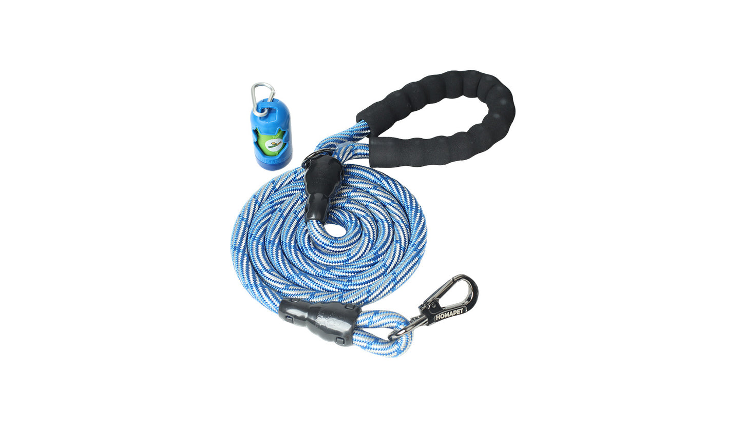 Royal Blue - Light Grey Westalee Polyester Non Reflective Dog Rope