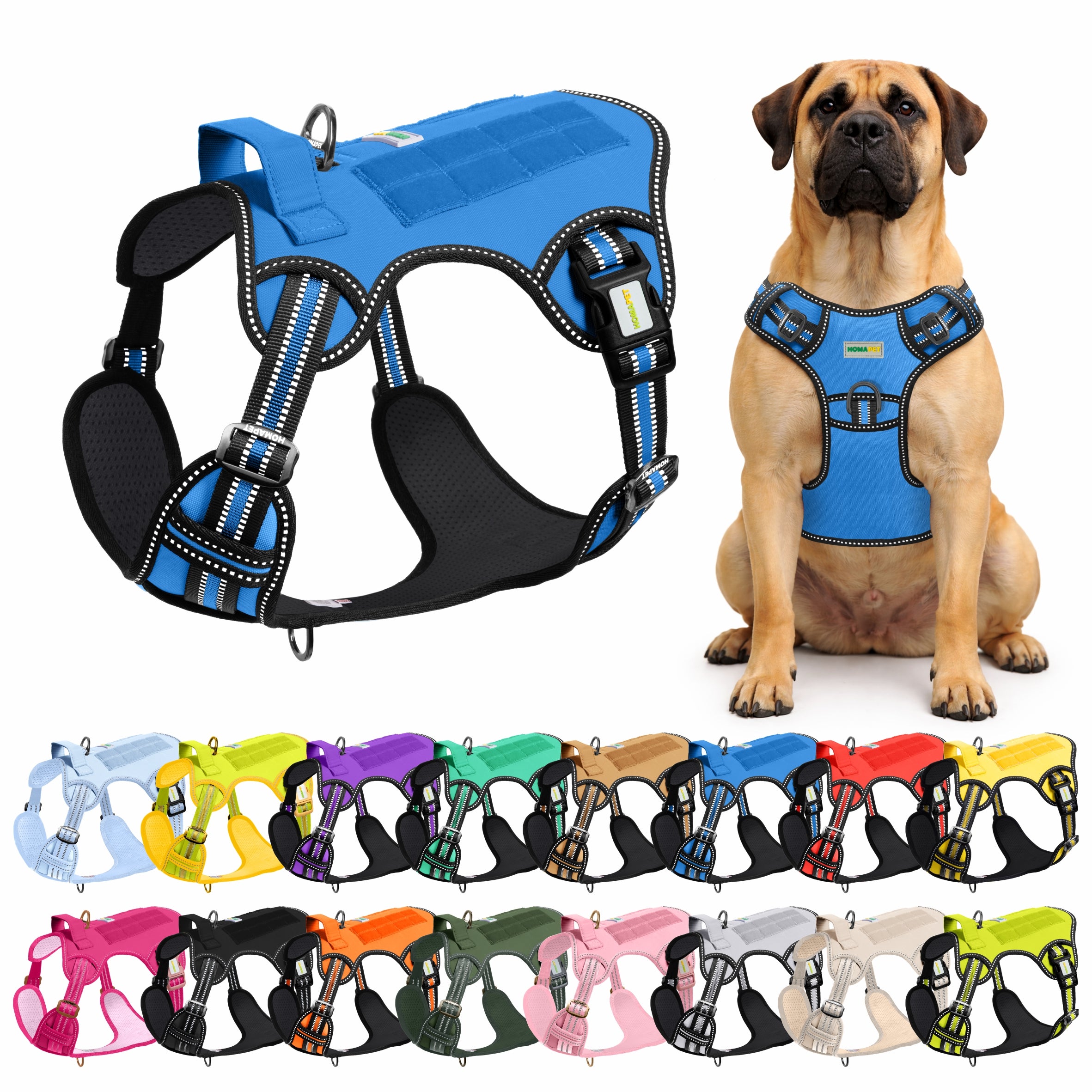 Royal Blue Tactical Dog Harness