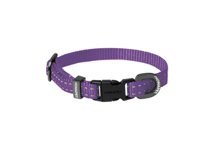 Violet Nylon Dog Collar XS