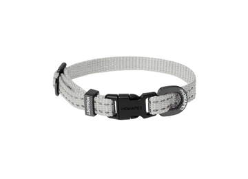 Light Grey Nylon Dog Collar XS