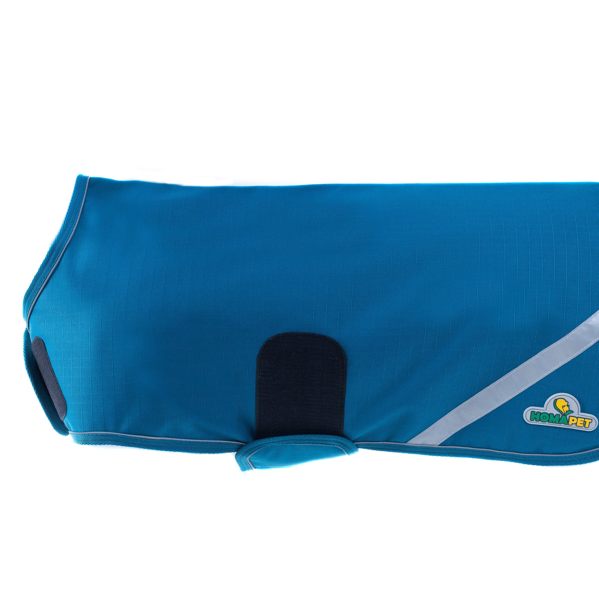Sodalite Blue Coastal Dog Coat with Polyester Lining