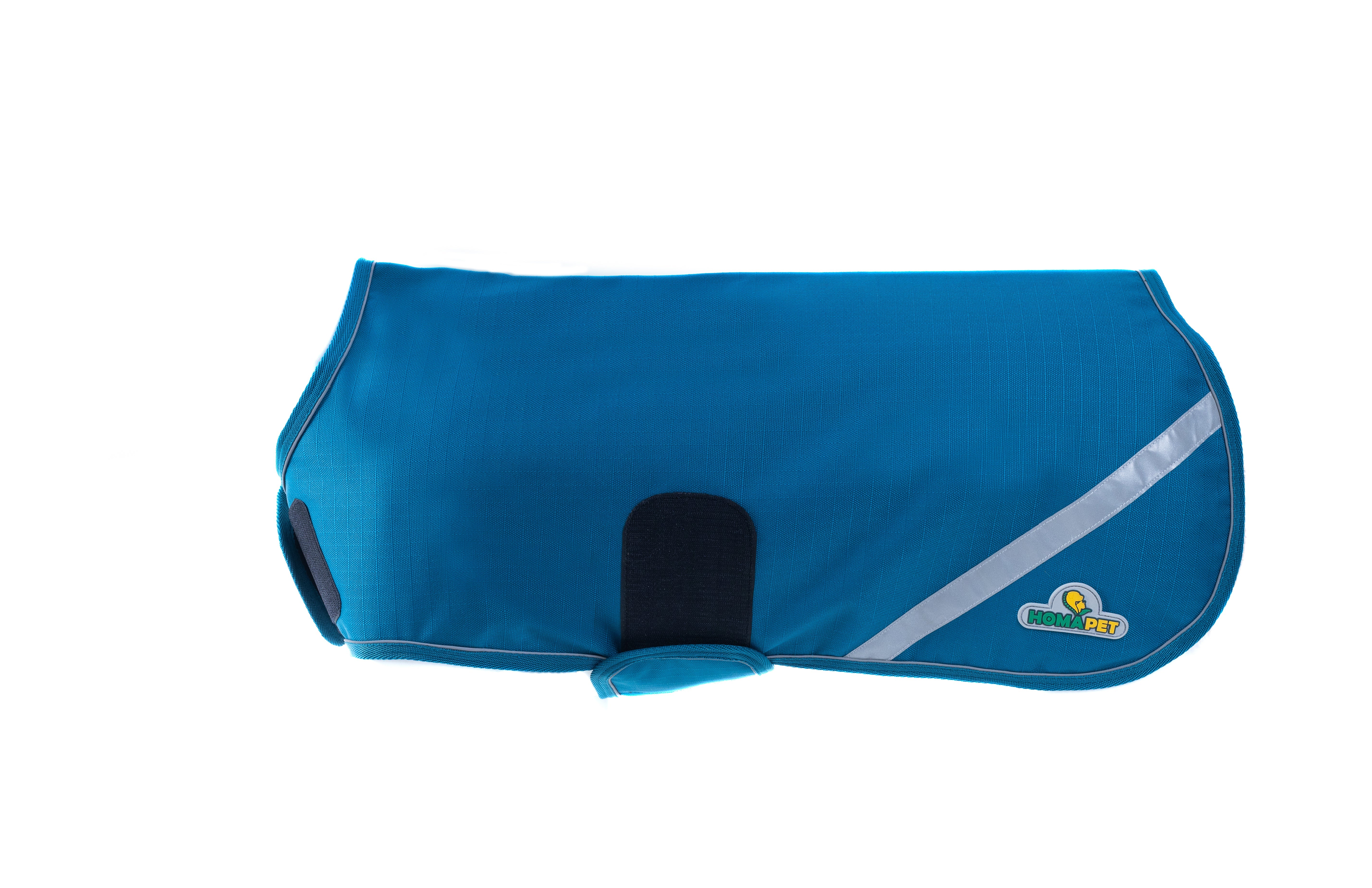 Sodalite Blue Coastal Dog Coat with Polyester Lining