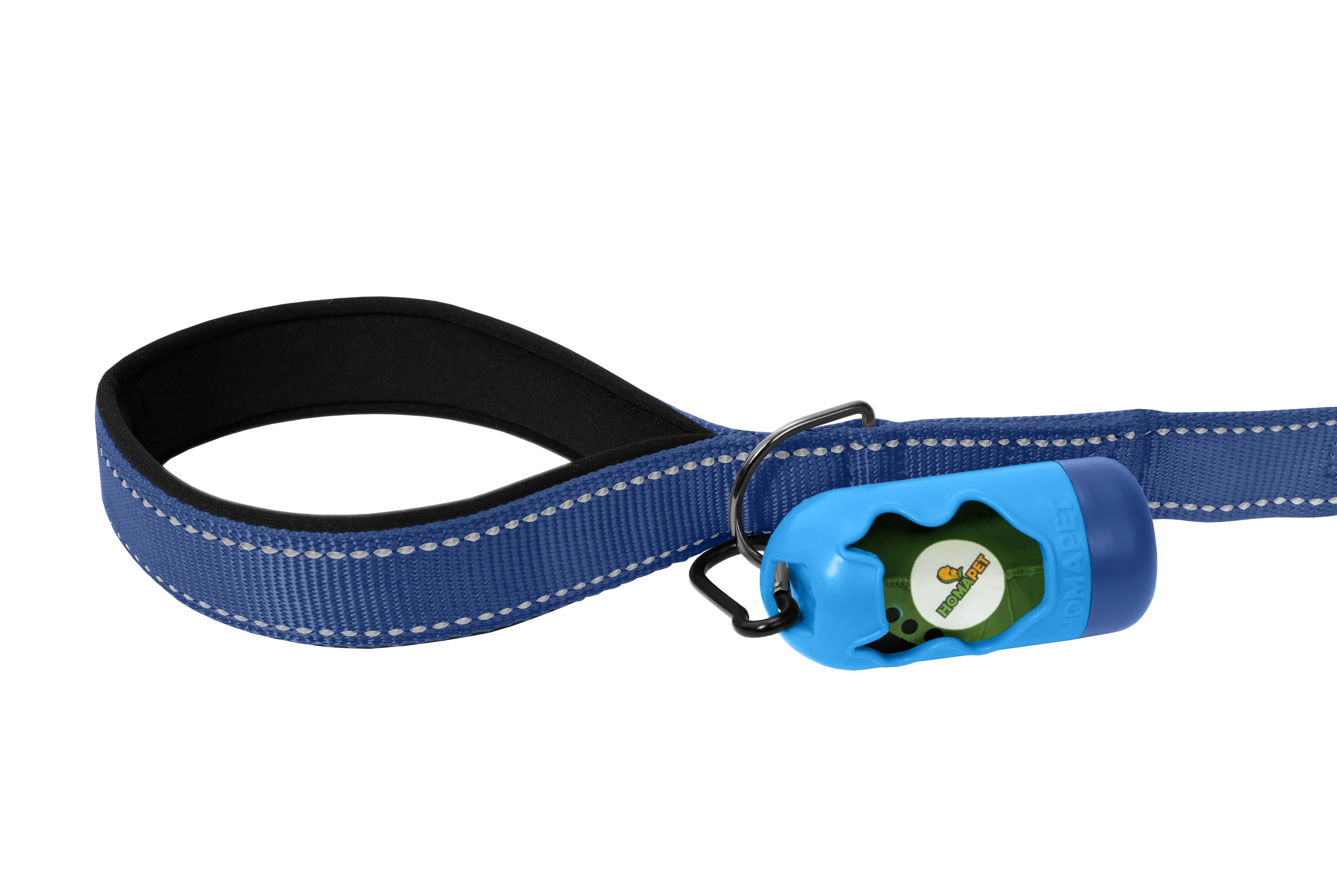 Sodalite Blue Nylon Dog Leash