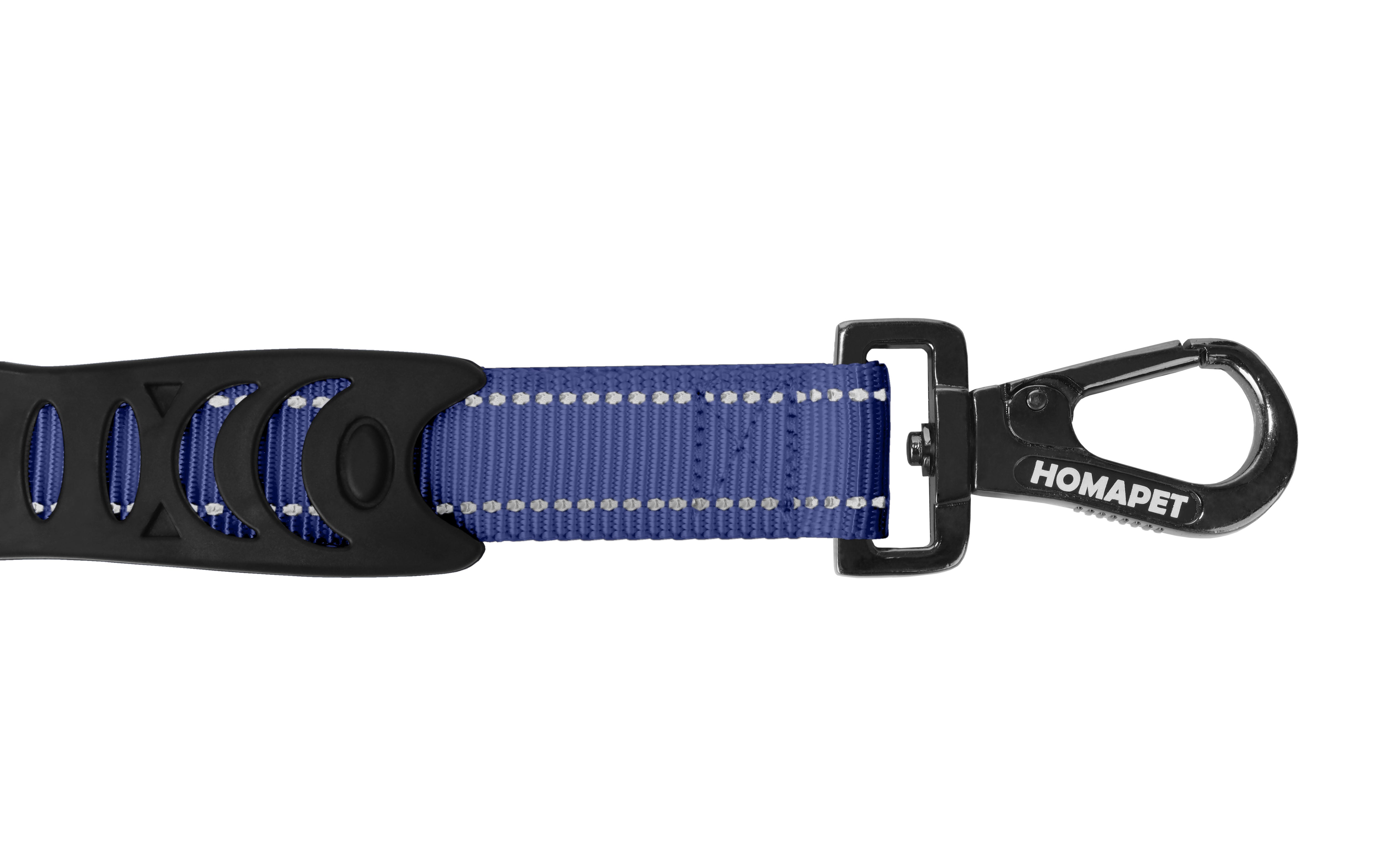 Sodalite Blue Nylon Adjustable Bungee Dog Leash