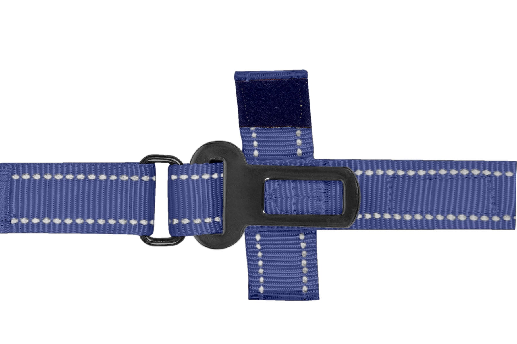 Sodalite Blue Nylon Adjustable Bungee Dog Leash