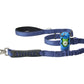 Sodalite Blue Nylon Adjustable Bungee Dog Leash