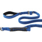 Sodalite Blue Polyester Full Bungee Dog Leash