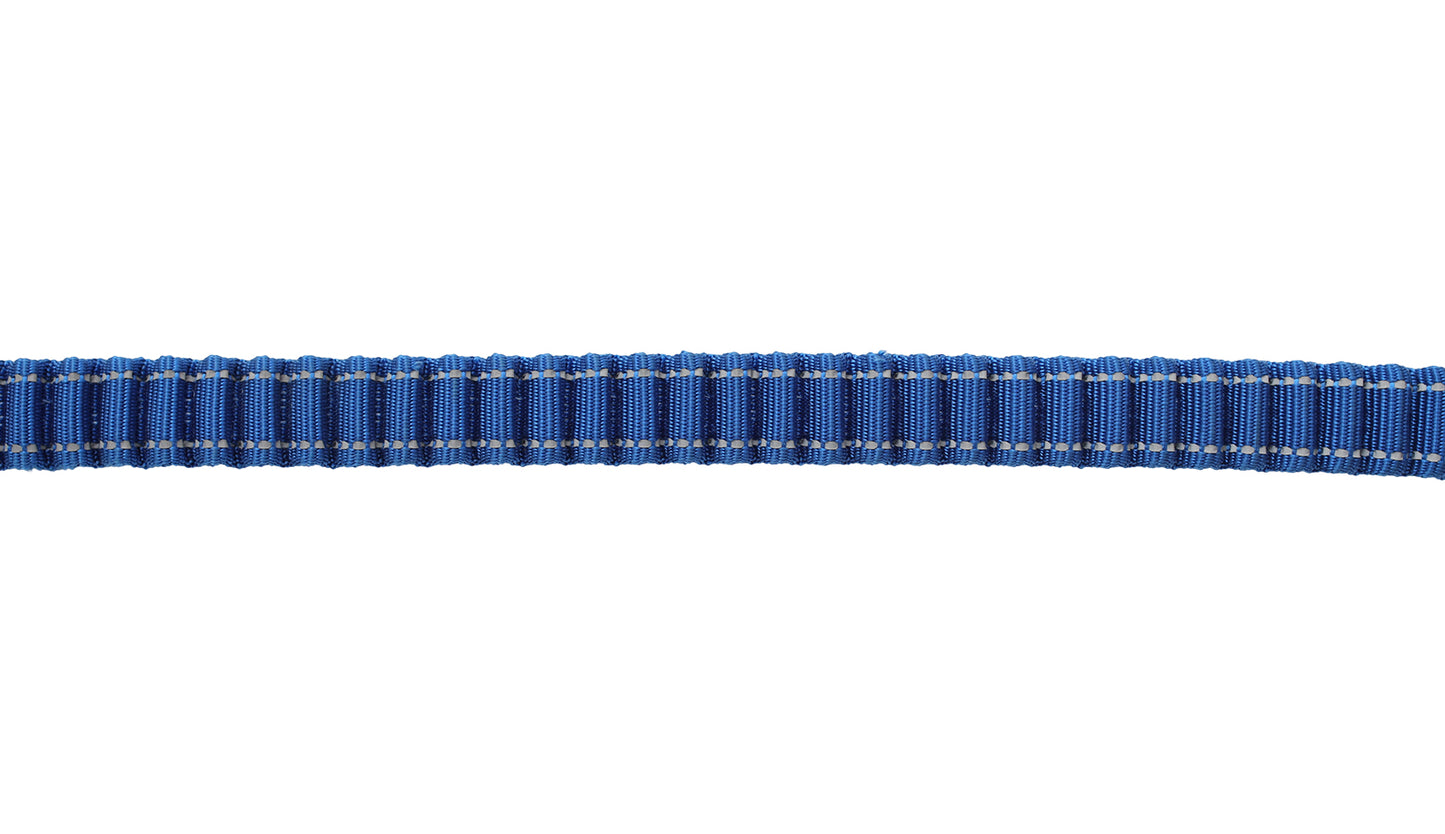 Sodalite Blue Polyester Full Bungee Dog Leash