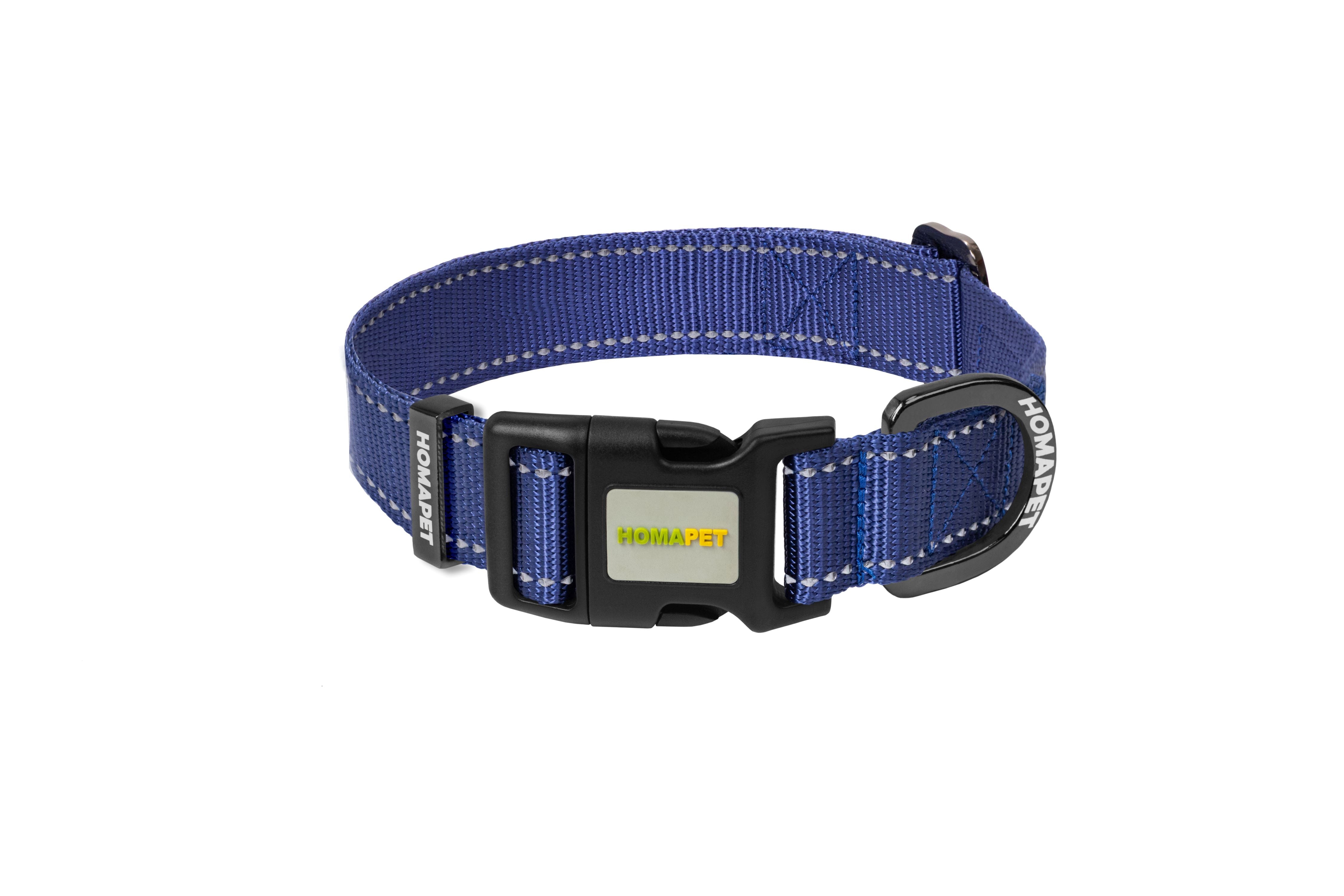 Sodalite Blue Nylon Dog Collar
