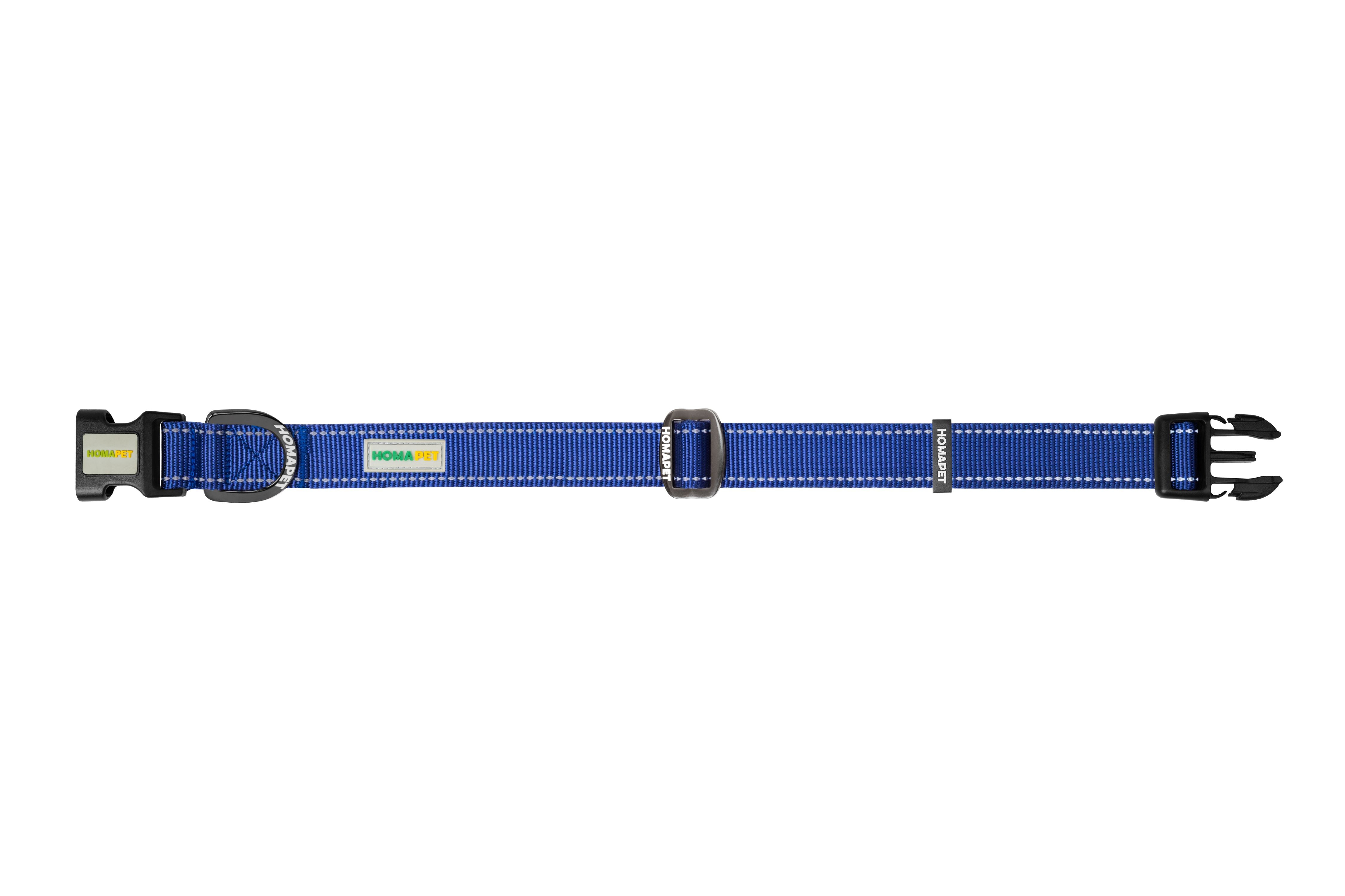 Sodalite Blue Nylon Dog Collar