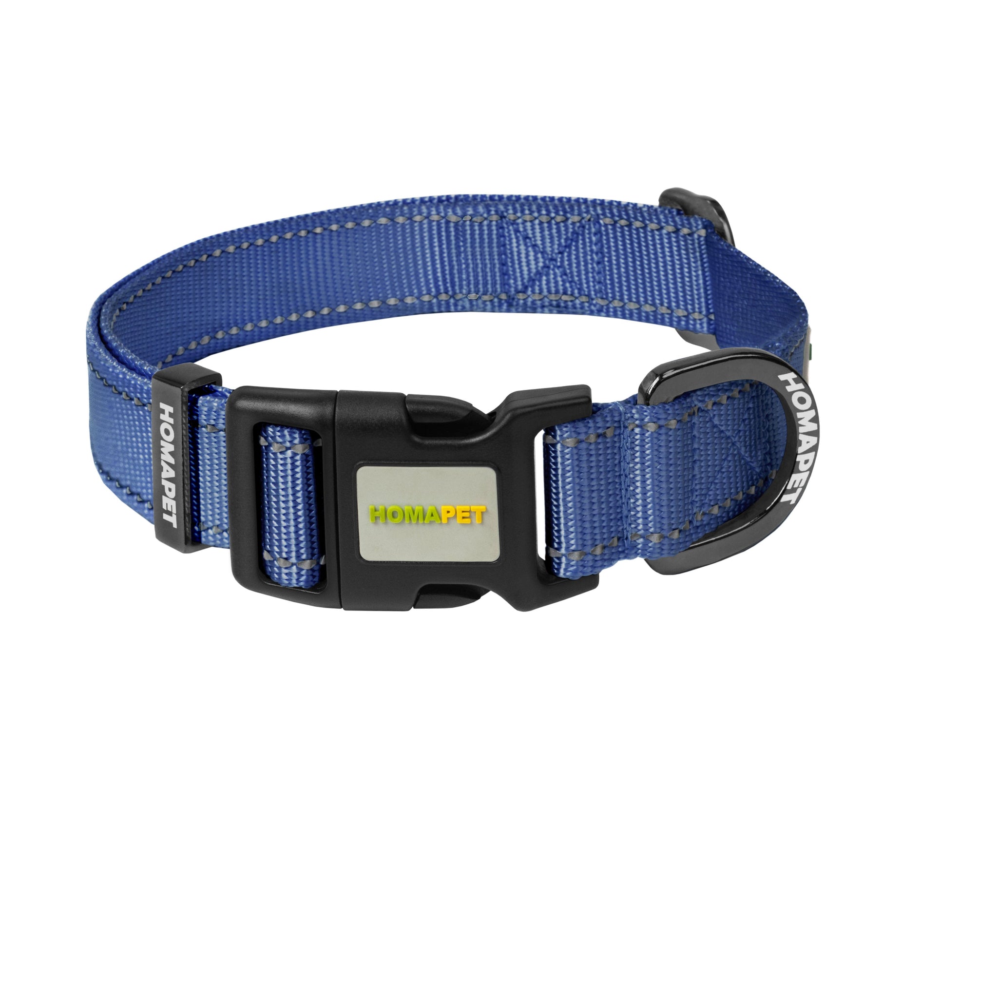 Sodalite Blue Nylon Dog Collar