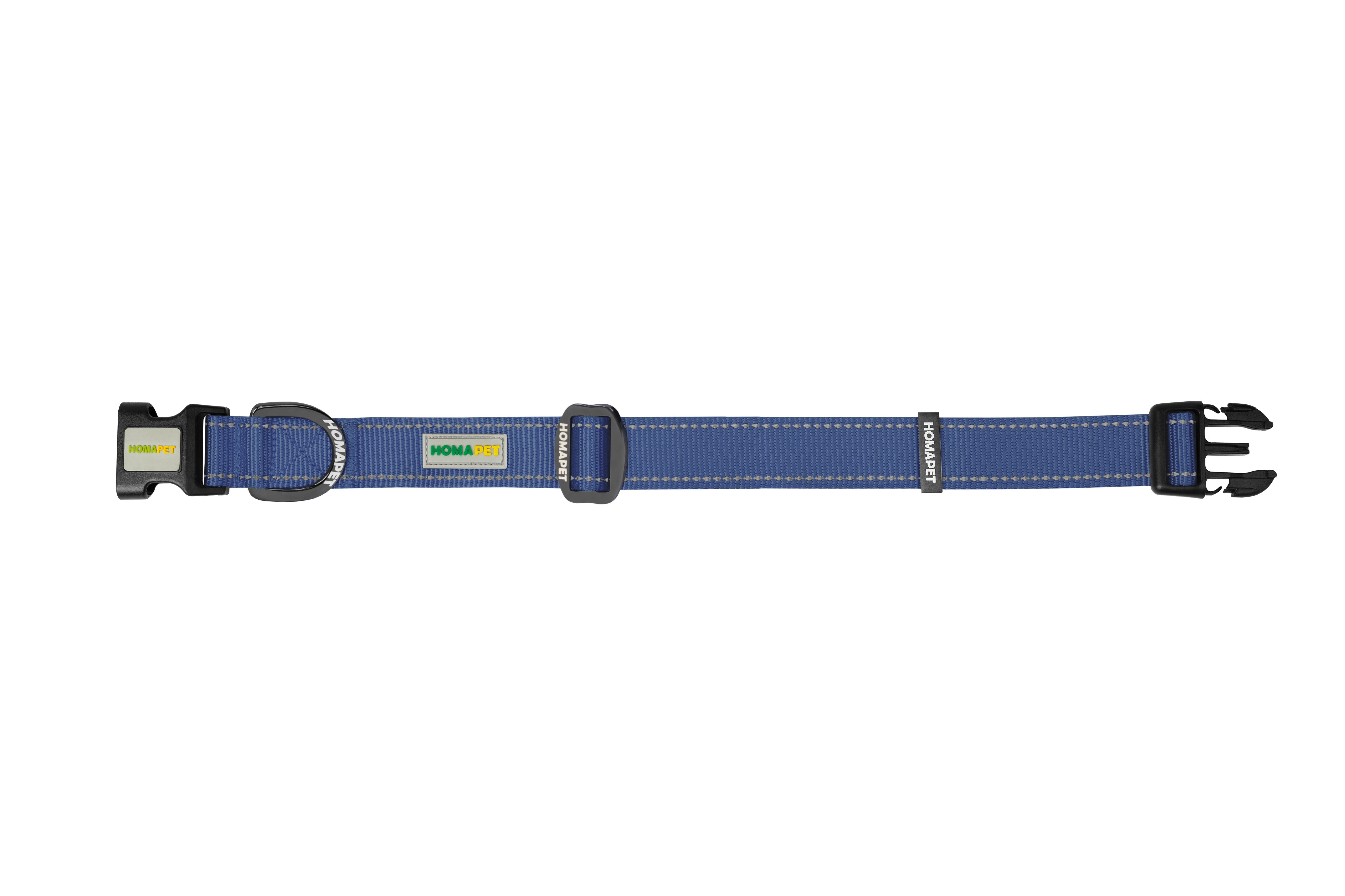 Sodalite Blue Nylon Dog Collar