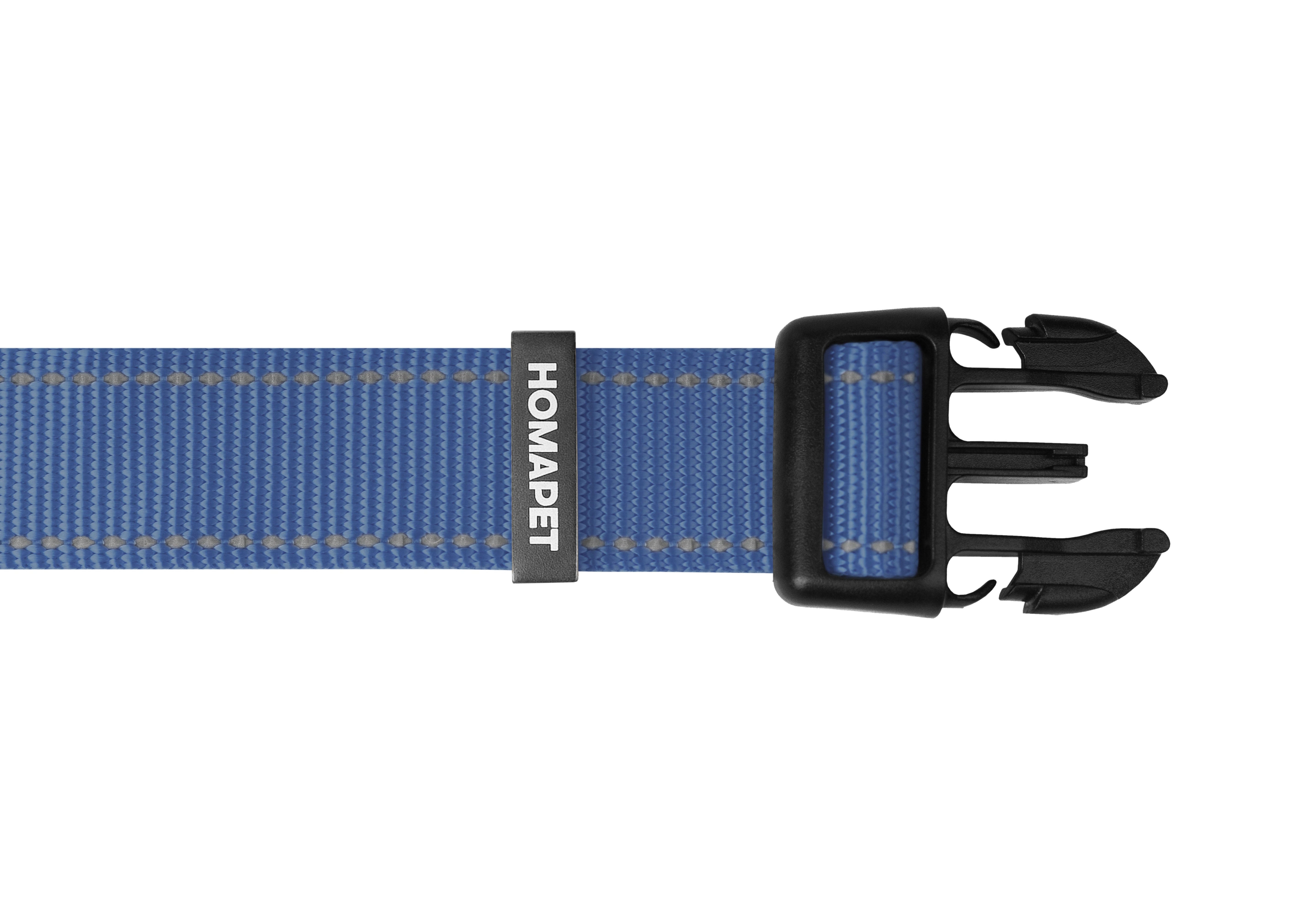 Sodalite Blue Nylon Dog Collar