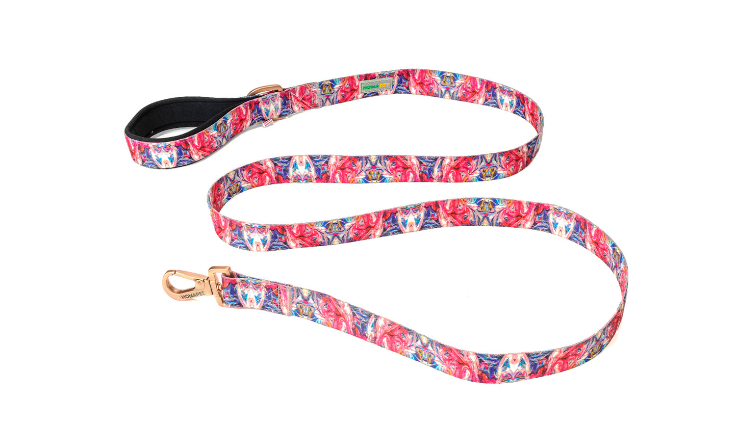 Splash Printed Polyester Dog Leash