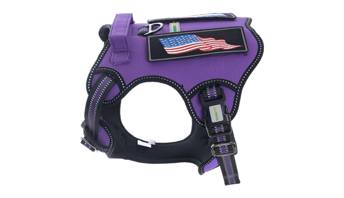 Violet Tactical Dog Harness