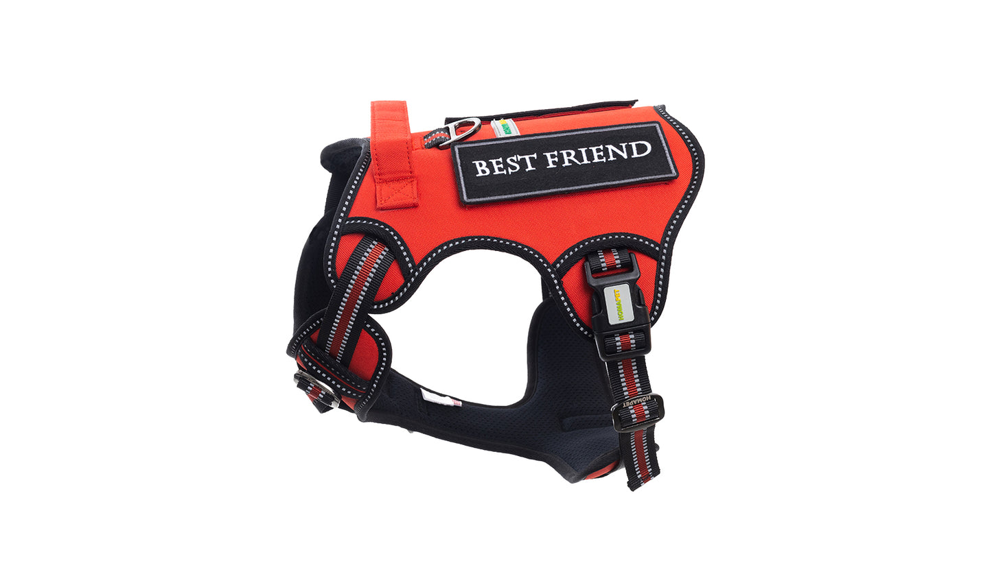 Red Tactical Dog Harness