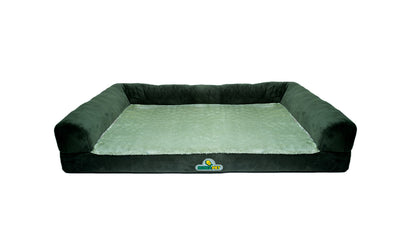 Olive Green Pista U Shape Dog Bed