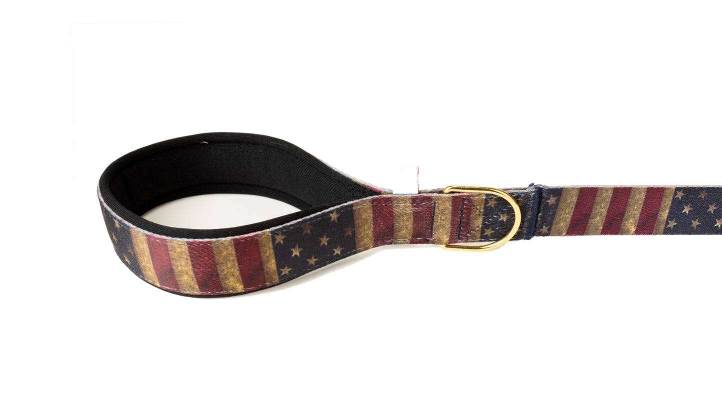 US Flag Printed Polyester Dog Leash