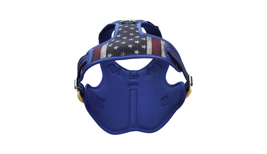 US Flag Tactical Dog Harness Printed