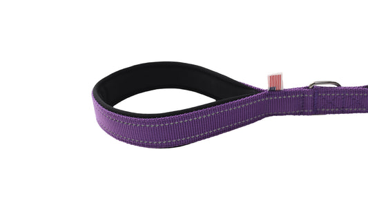 Violet Polyester Full Bungee Dog Leash