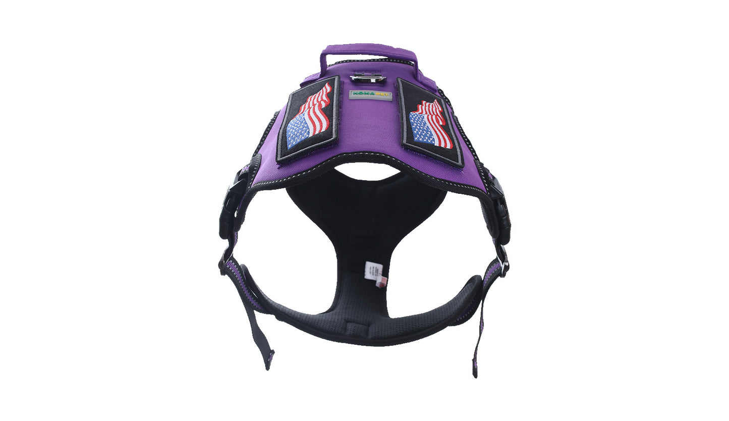 Violet Tactical Dog Harness