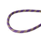 Violet - Yellow Braided Polyester Reflective Dog Rope