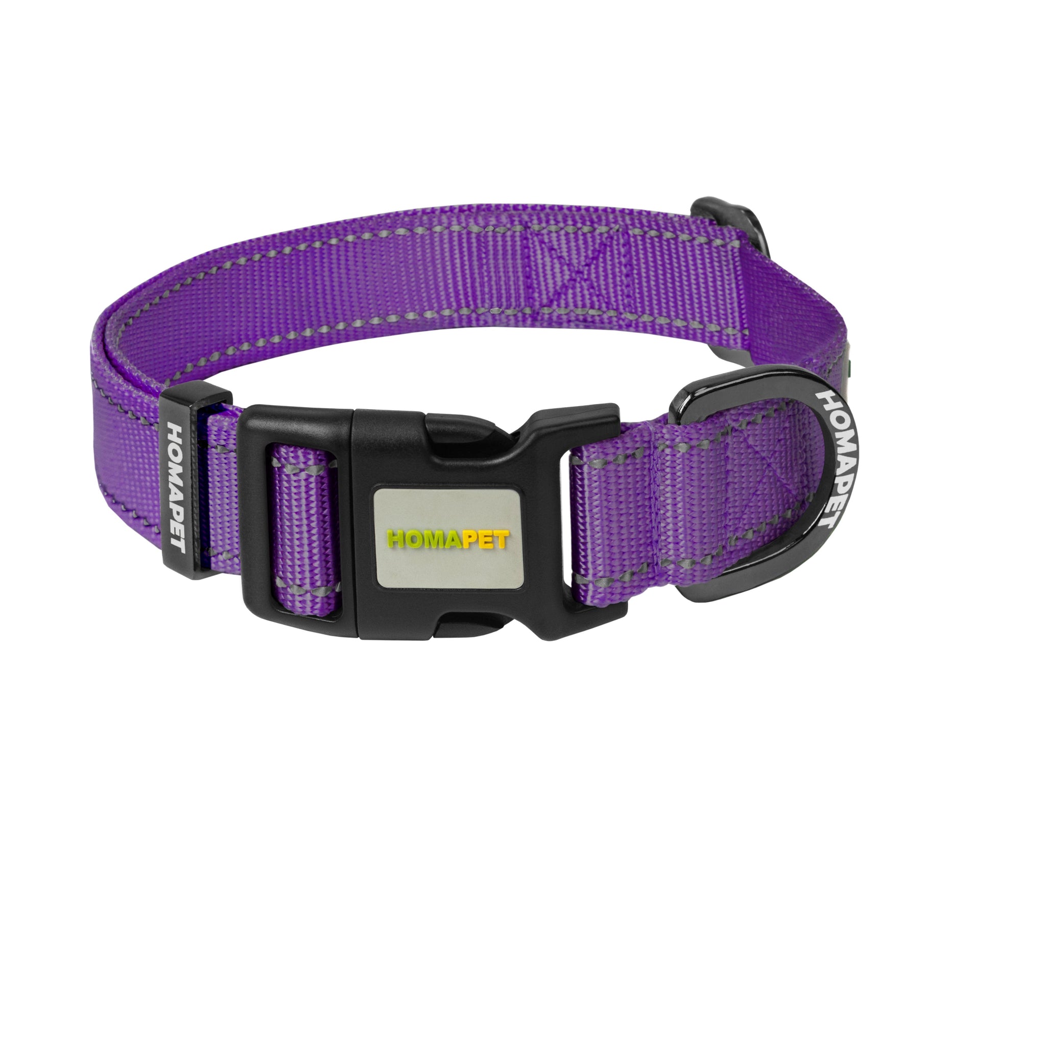 Violet Nylon Dog Collar
