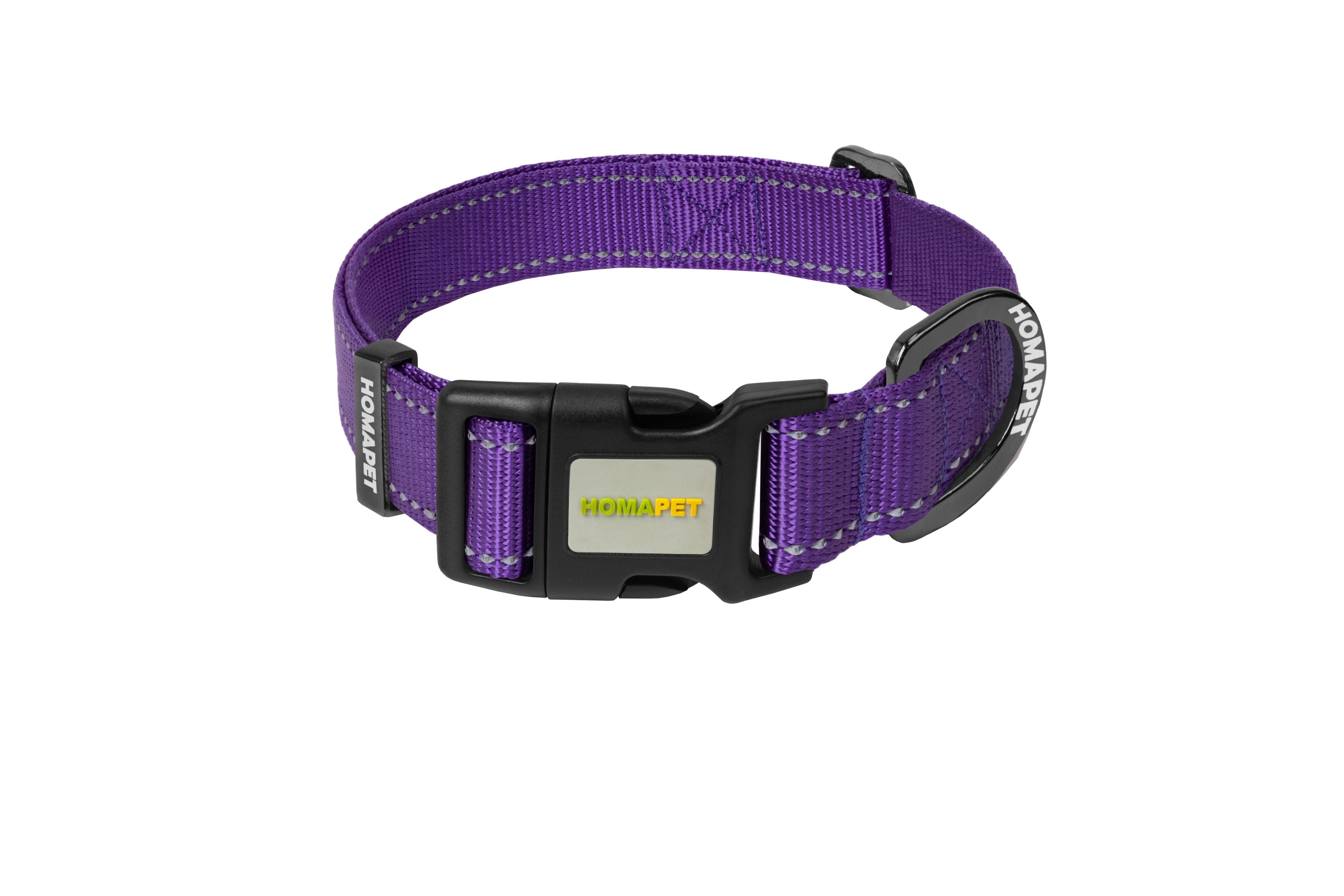 Violet Nylon Dog Collar