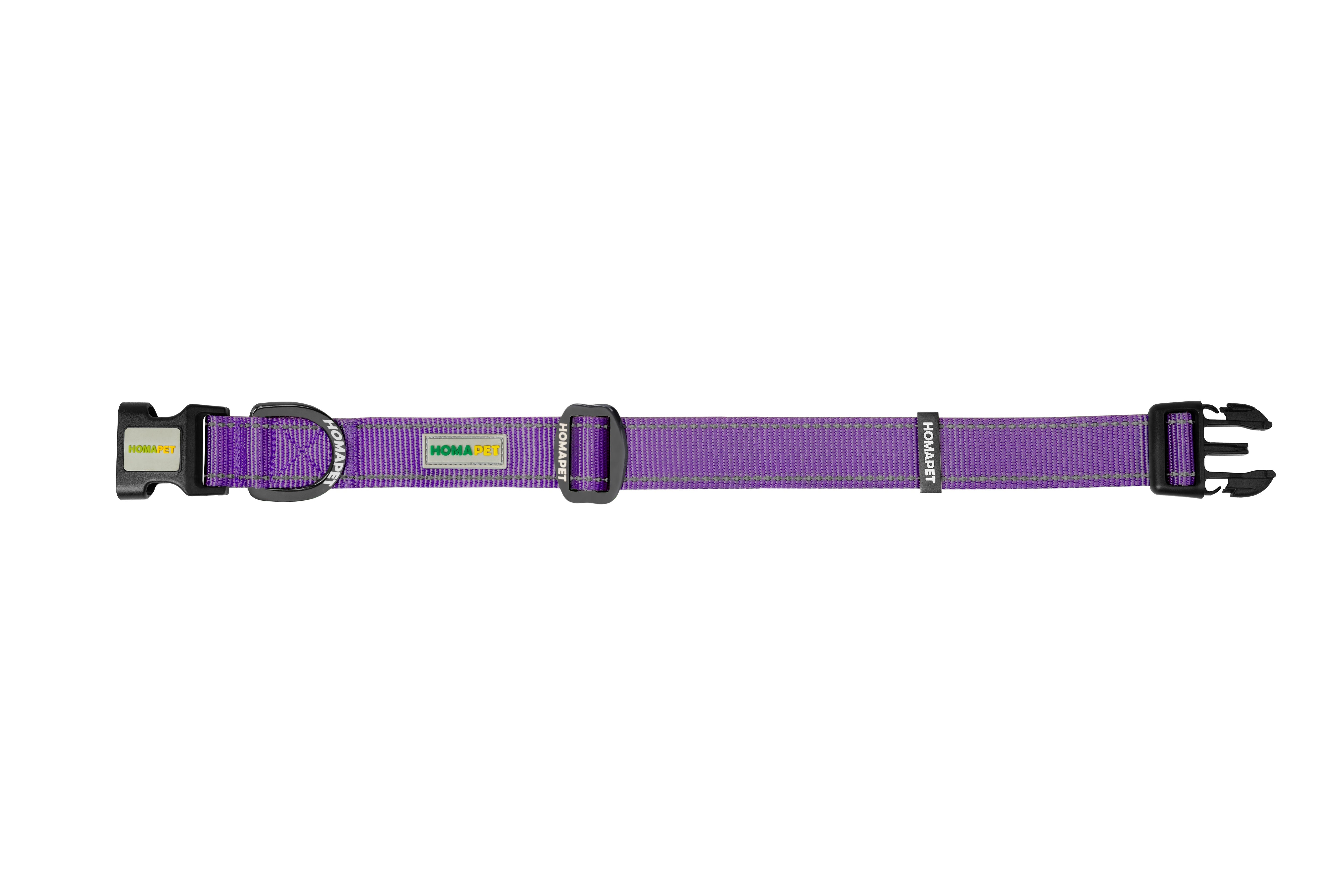 Violet Nylon Dog Collar