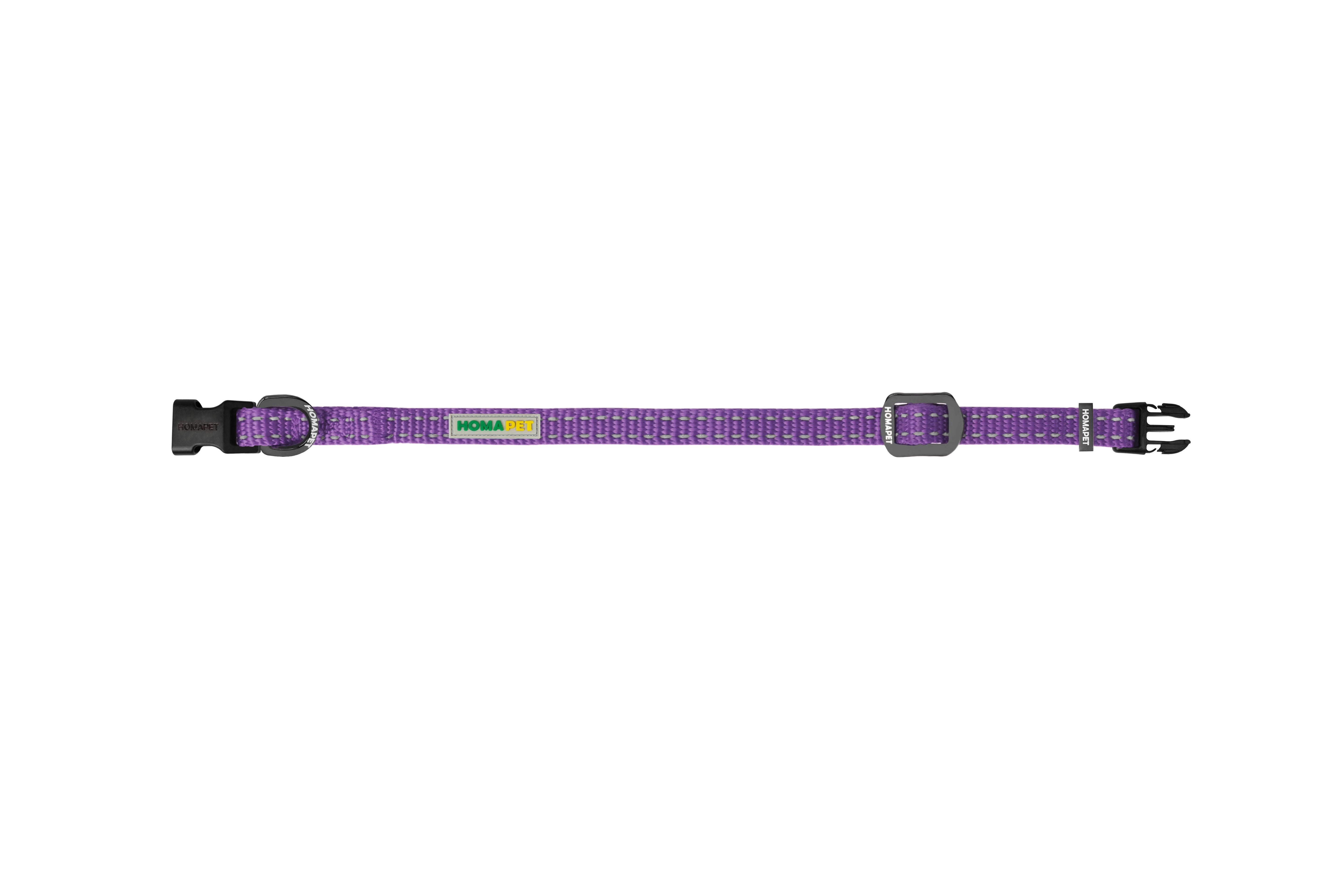 Violet Nylon Dog Collar XS