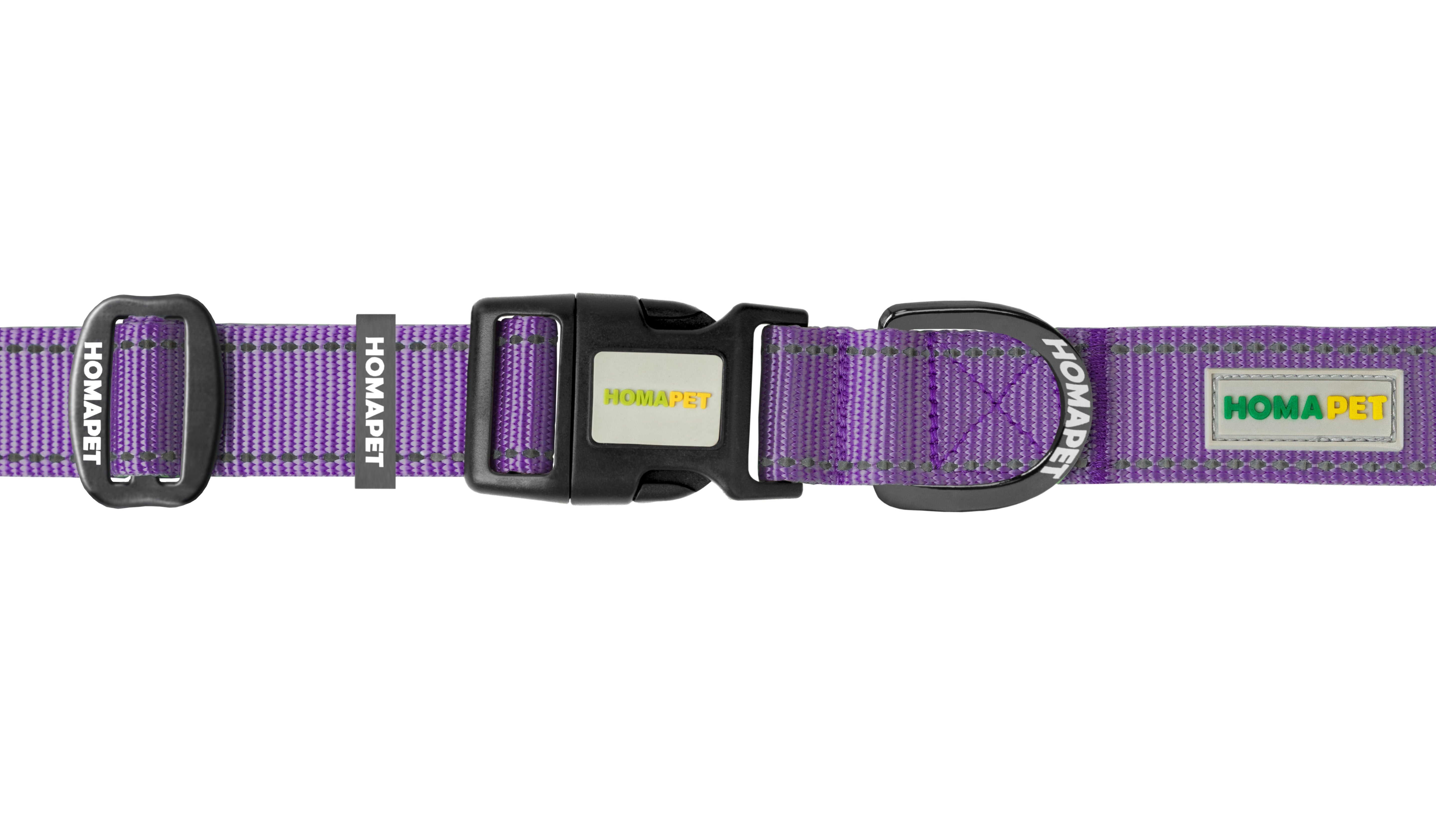 Violet Nylon Dog Collar