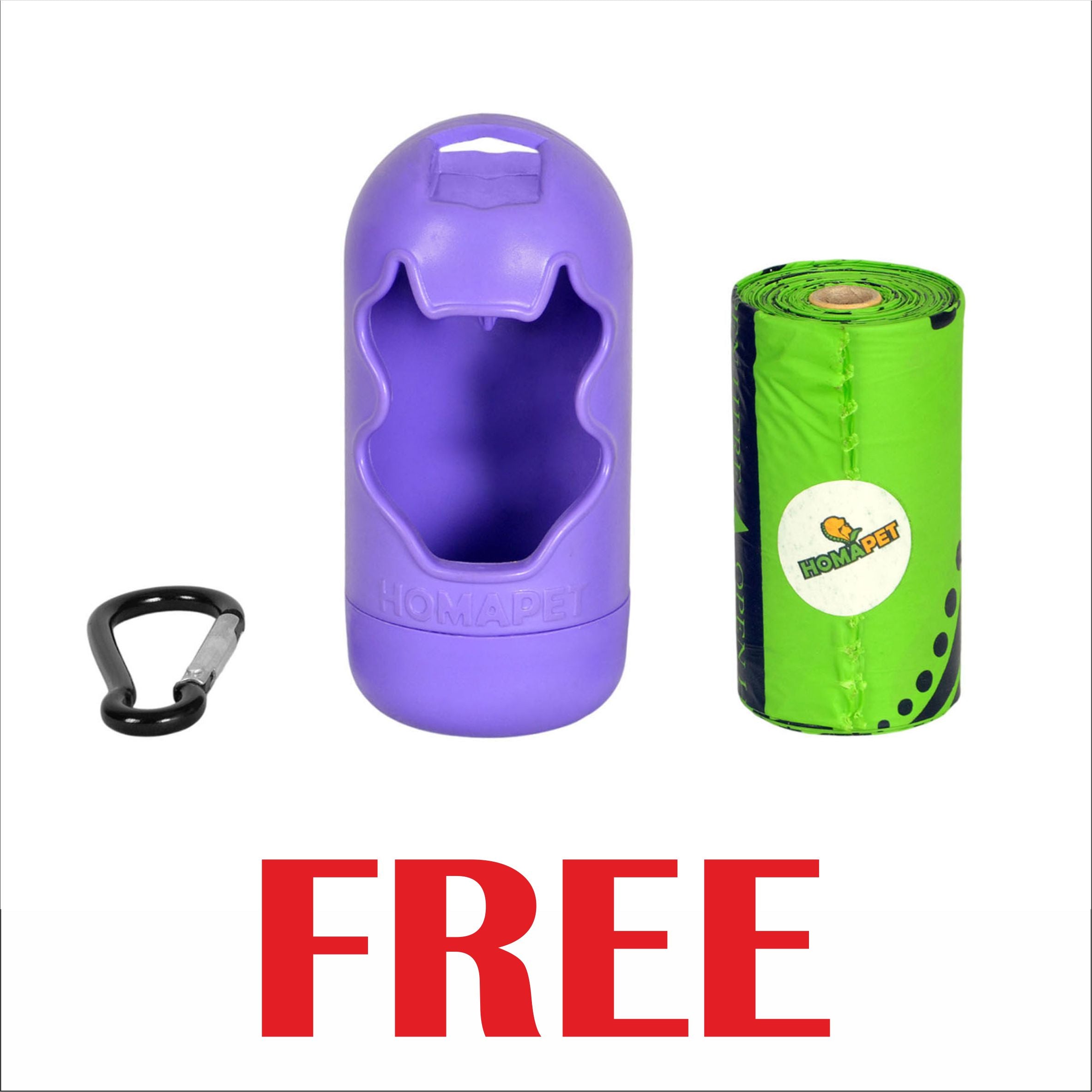 Violet Nylon Adjustable Bungee Dog Leash