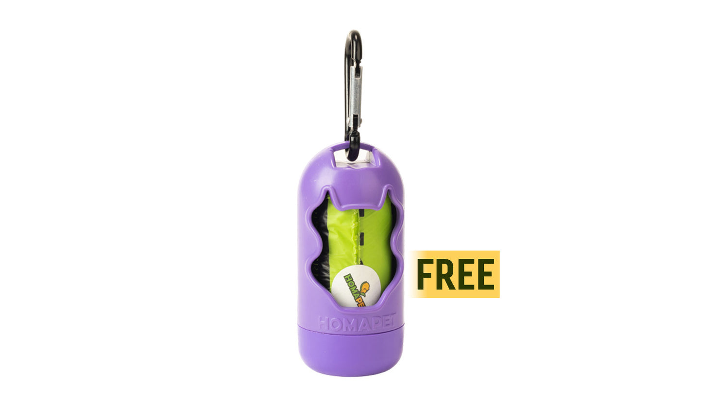 Violet Polyester Full Bungee Dog Leash