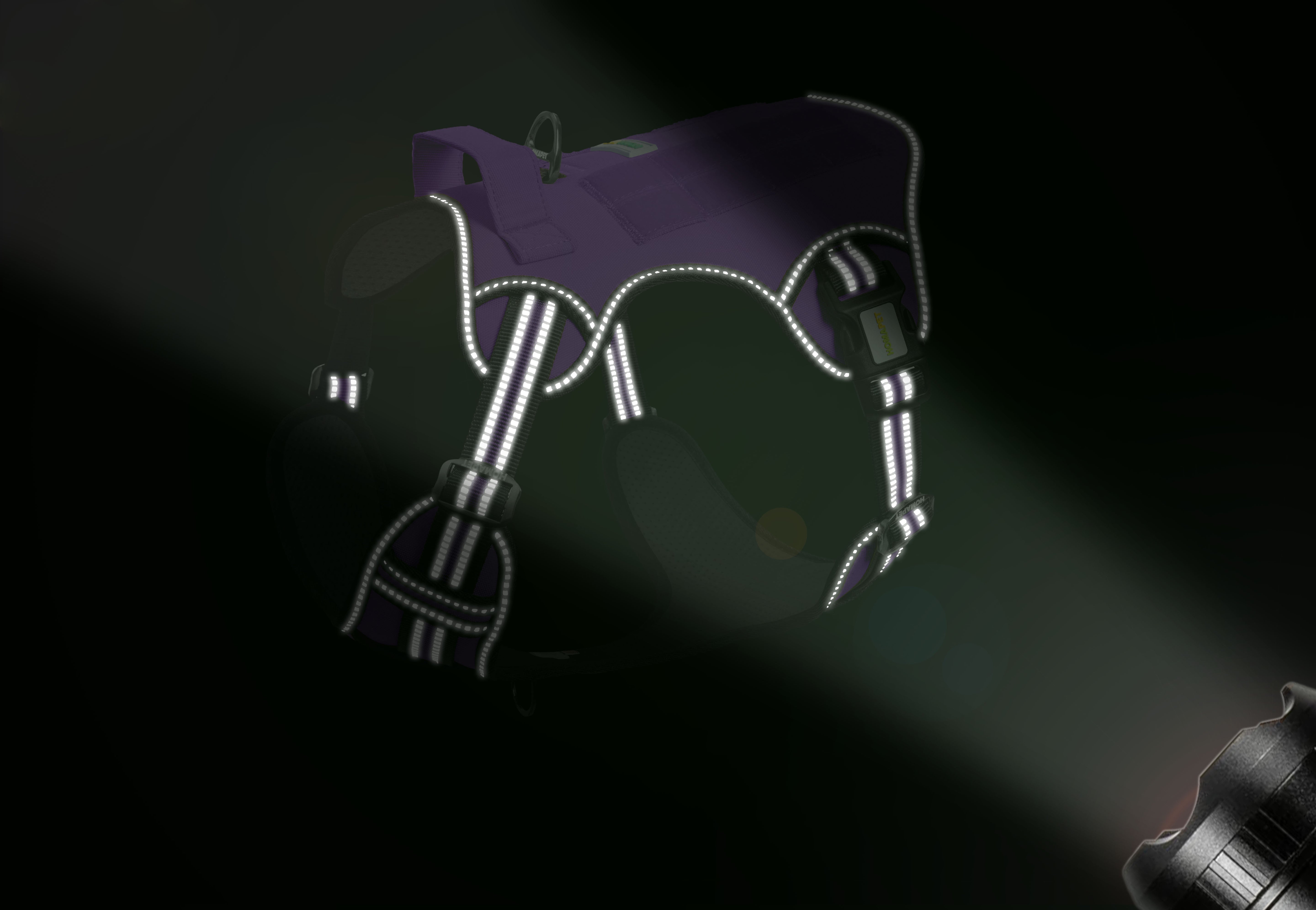 Violet Tactical Dog Harness