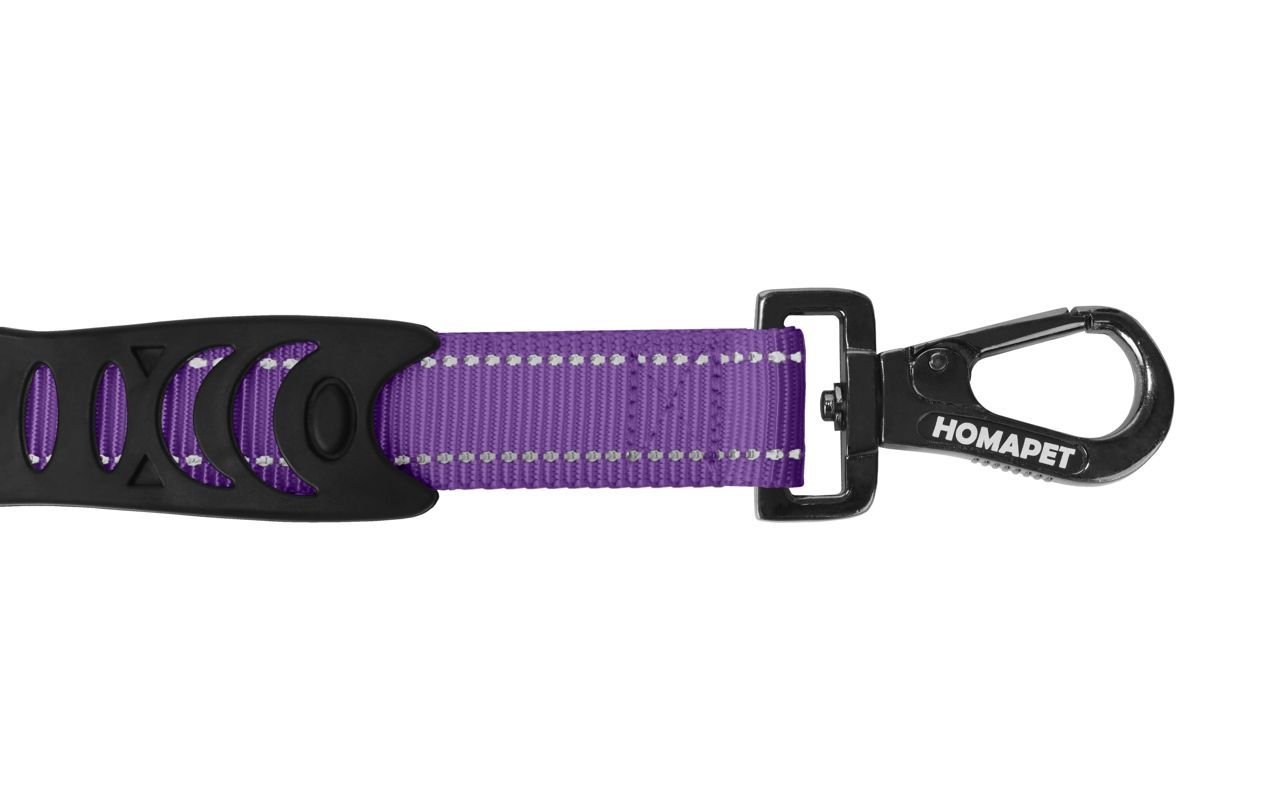 Violet Nylon Adjustable Bungee Dog Leash