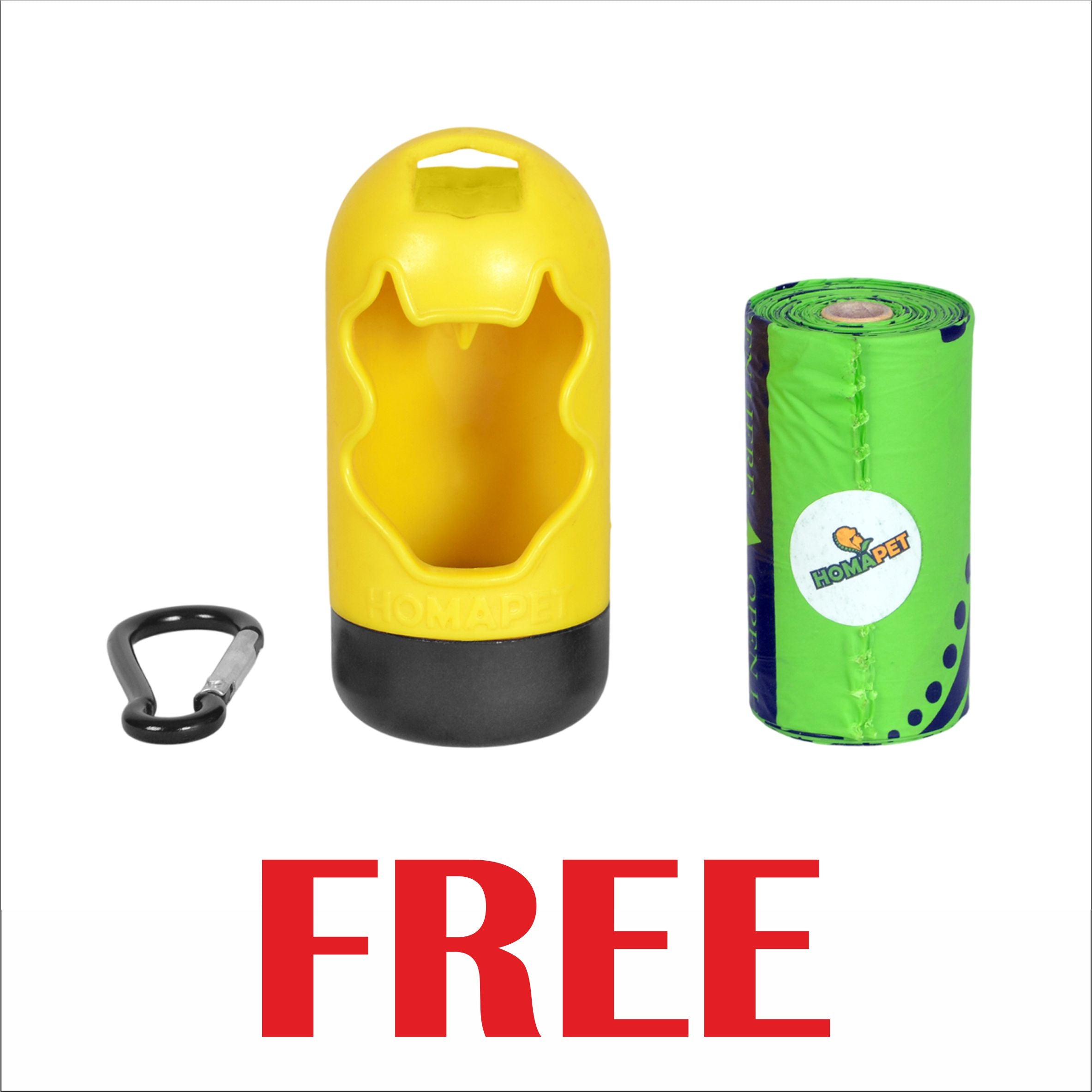 Yellow Nylon Adjustable Bungee Dog Leash