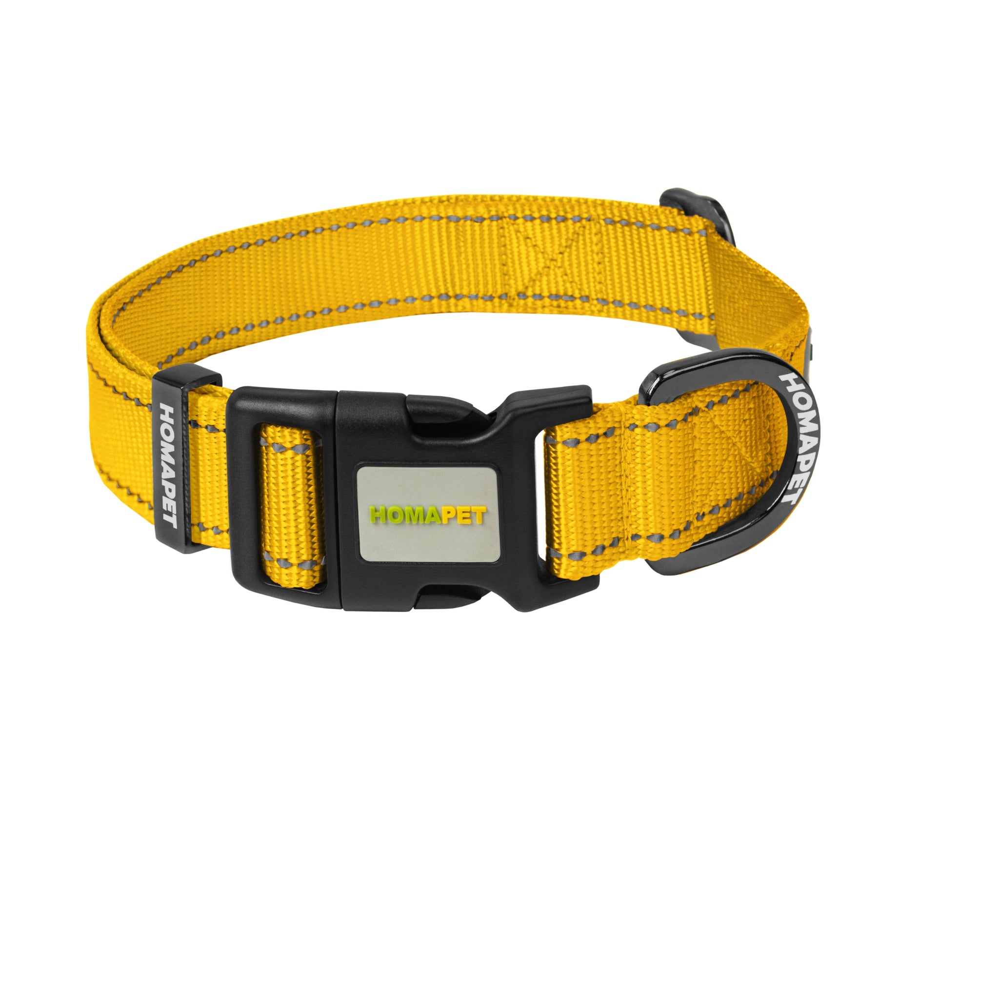 Yellow Nylon Dog Collar