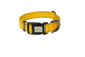 Yellow Nylon Dog Collar