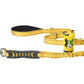 Yellow Nylon Adjustable Bungee Dog Leash