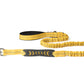 Yellow Nylon Full Bungee Dog Leash