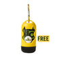 Yellow Polyester Full Bungee Dog Leash