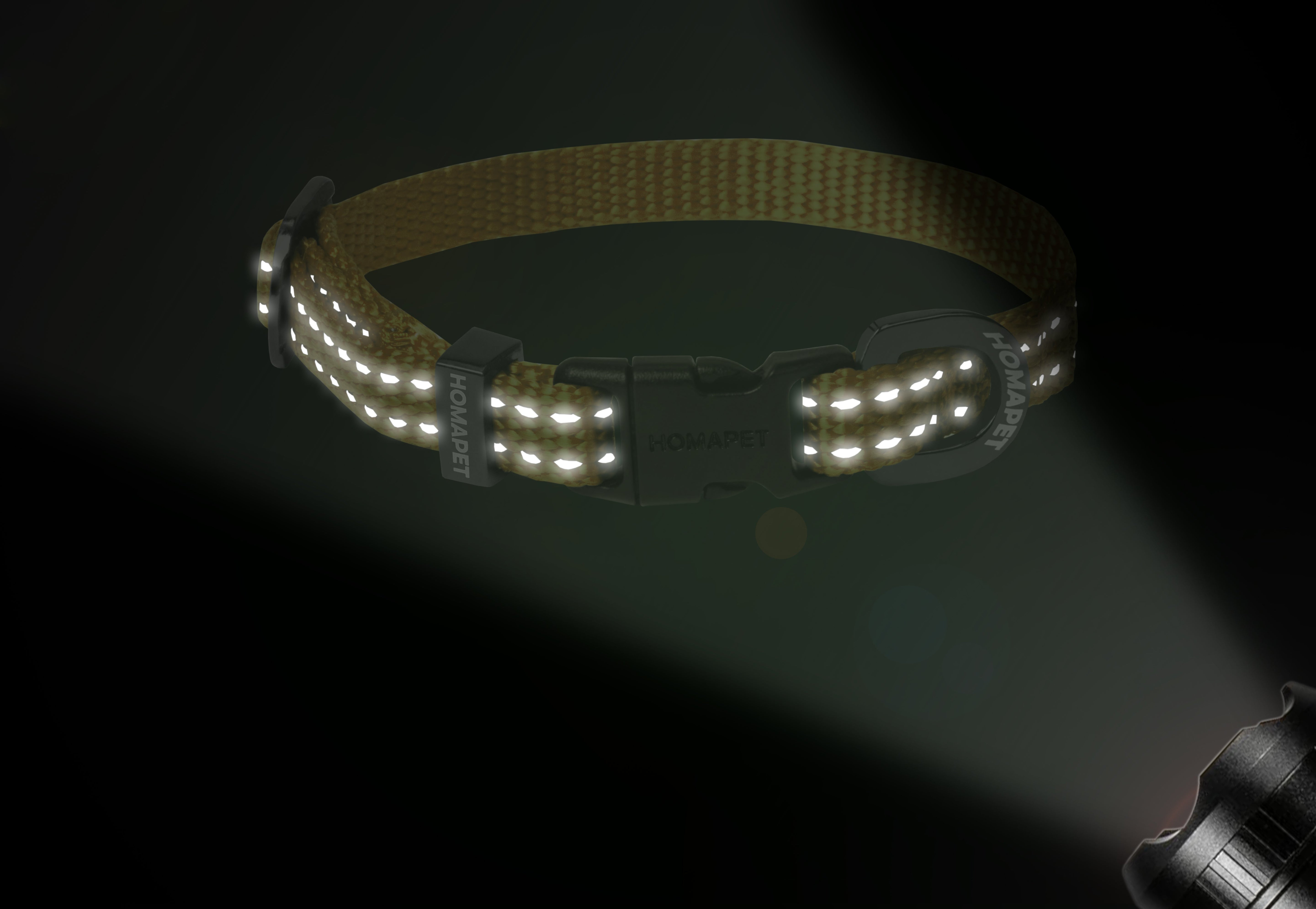 Yellow Nylon Dog Collar XS