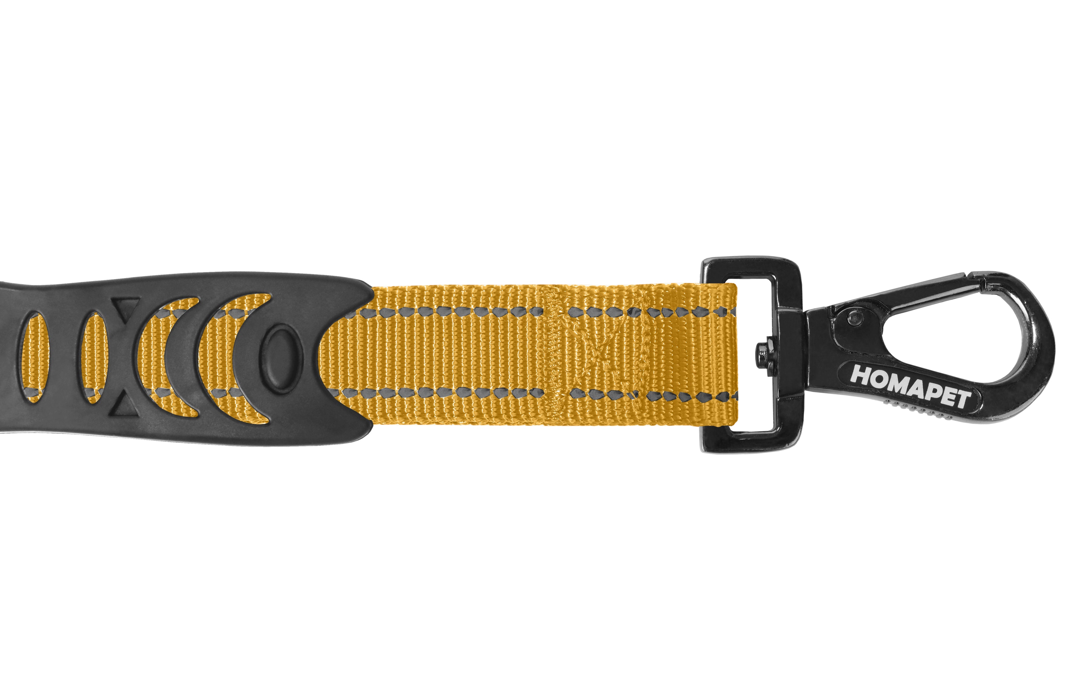 Yellow Polyester Full Bungee Dog Leash