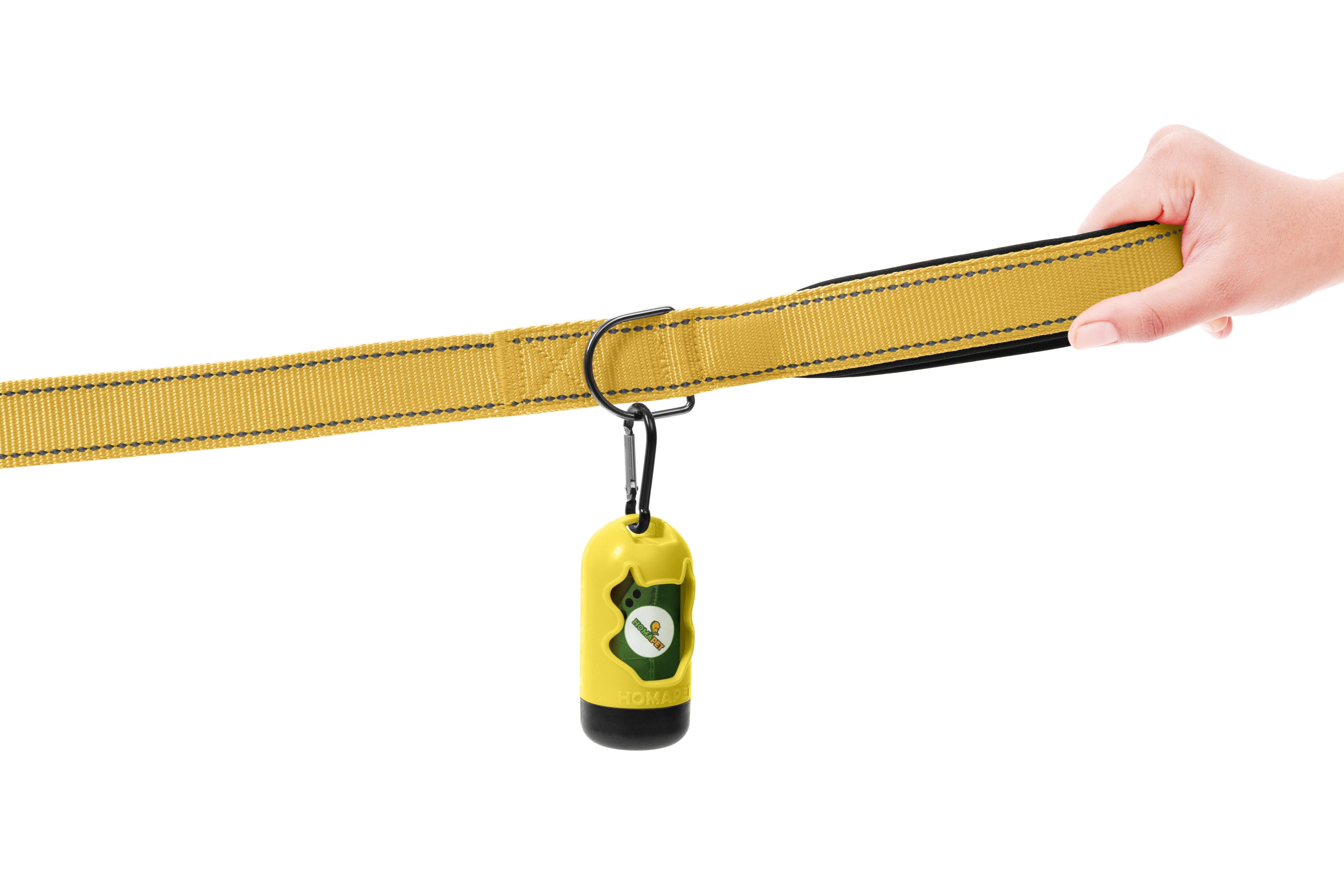 Yellow Nylon Dog Leash