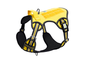 Yellow Tactical Dog Harness