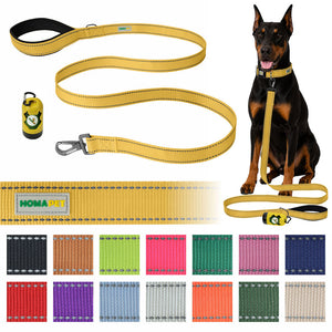 Yellow Nylon Dog Leash