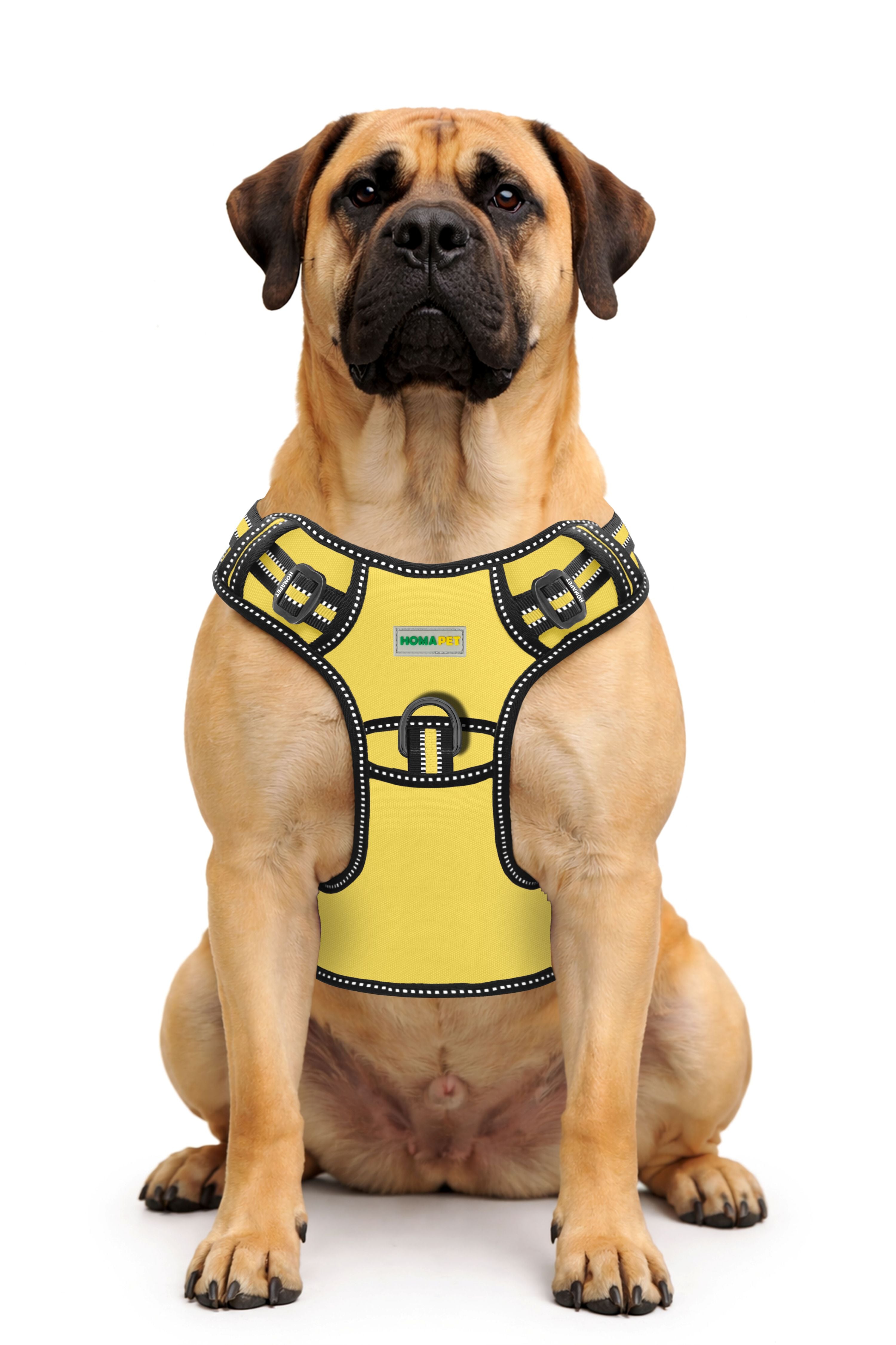 Yellow Tactical Dog Harness