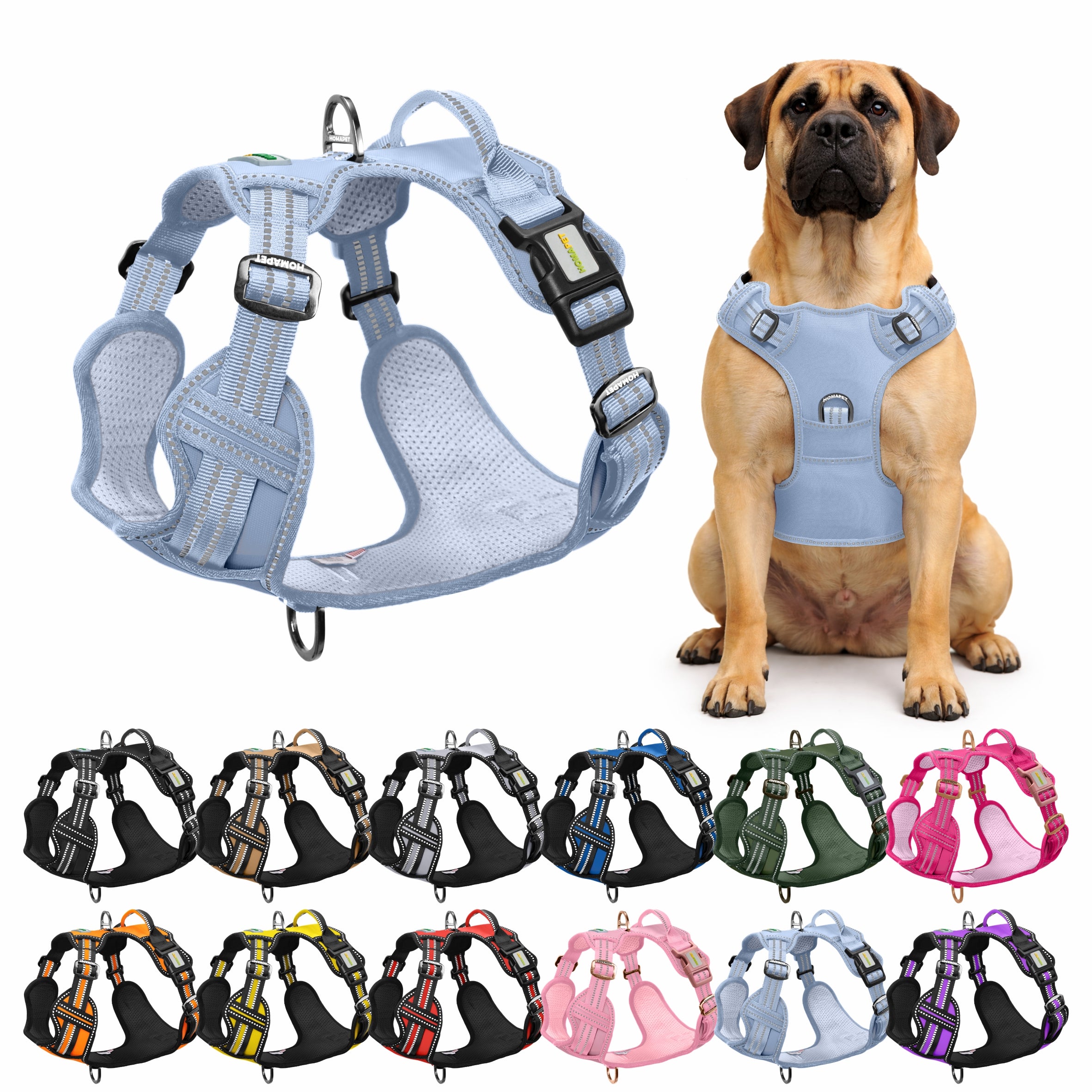 Baby Lavender No Pull Dog Harness